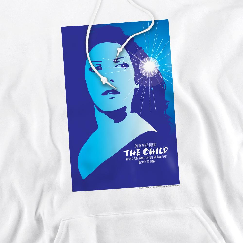 White - Pack Shot - Star Trek Mens The Next Generation Season 2 Episode 1 Hoodie