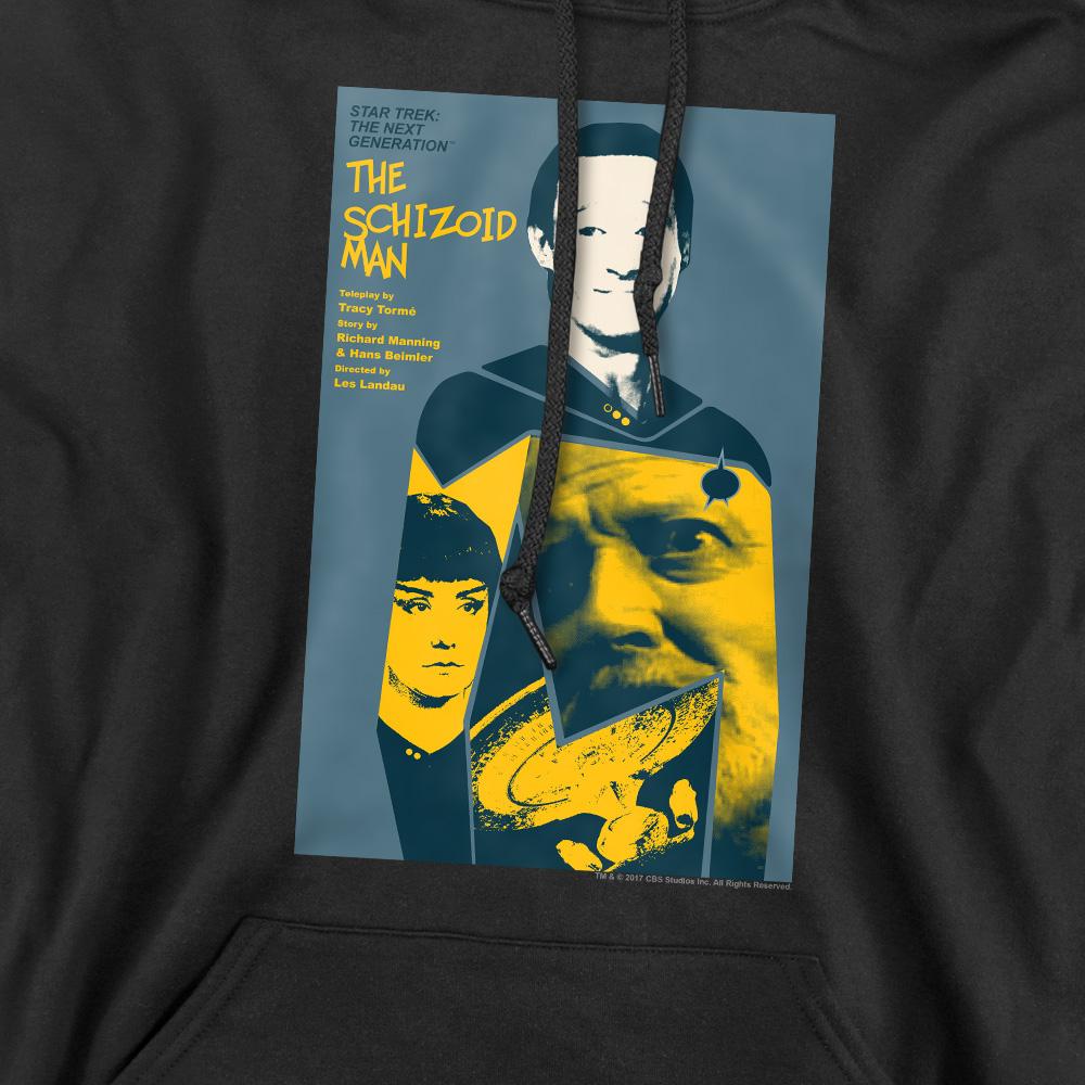 Black - Pack Shot - Star Trek Mens The Next Generation Season 2 Episode 6 Hoodie