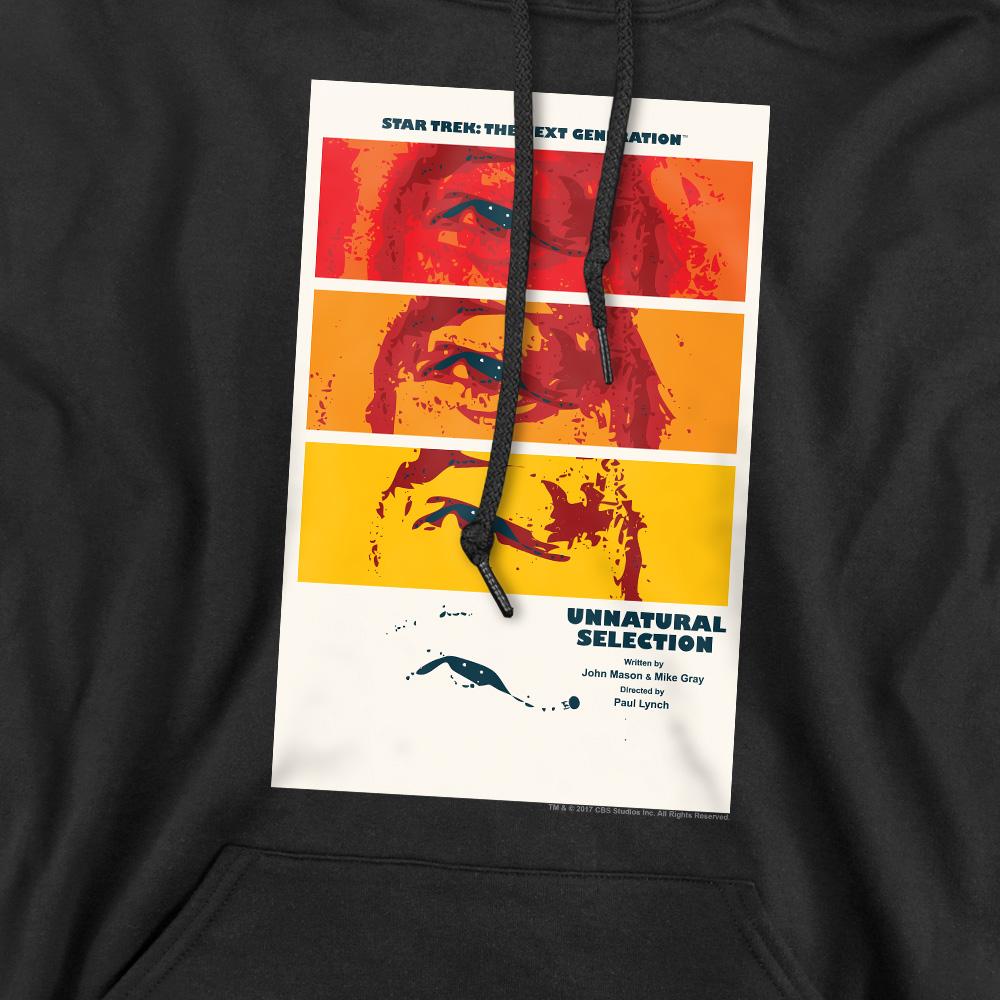 Black - Pack Shot - Star Trek Mens The Next Generation Season 2 Episode 7 Hoodie