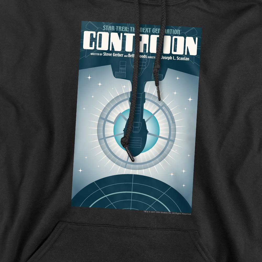 Black - Pack Shot - Star Trek Mens The Next Generation Season 2 Episode 11 Hoodie