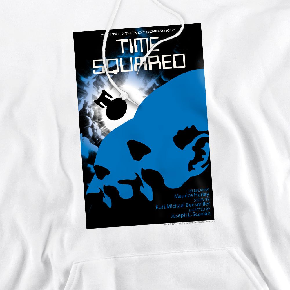 White - Pack Shot - Star Trek Mens The Next Generation Season 2 Episode 13 Hoodie
