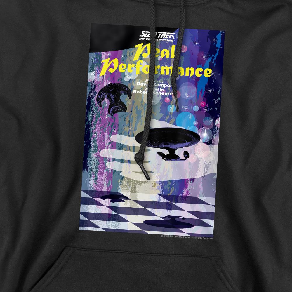 Black - Pack Shot - Star Trek Mens The Next Generation Season 2 Episode 21 Hoodie