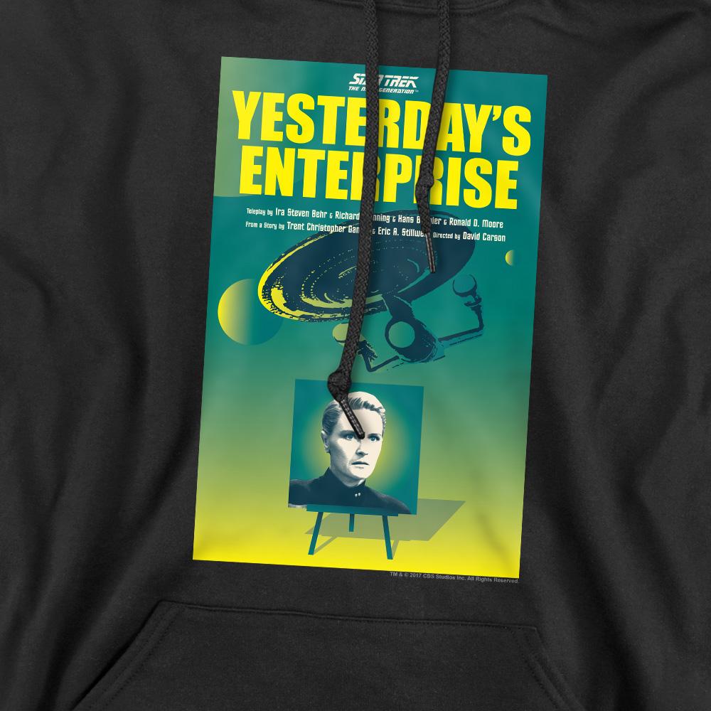 Black - Pack Shot - Star Trek Mens The Next Generation Season 3 Episode 15 Hoodie