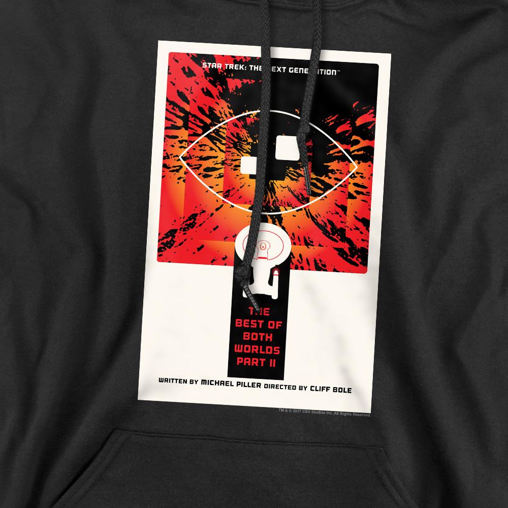 Black - Pack Shot - Star Trek Mens The Next Generation Season 4 Episode 1 Hoodie