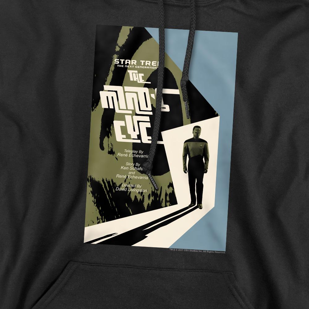 Black - Pack Shot - Star Trek Mens The Next Generation Season 4 Episode 24 Hoodie