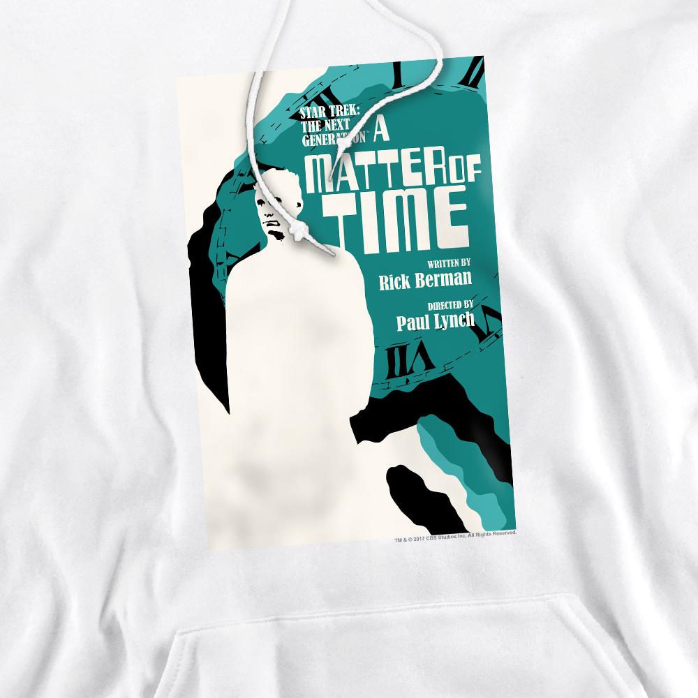 White - Pack Shot - Star Trek Mens The Next Generation Season 5 Episode 9 Hoodie