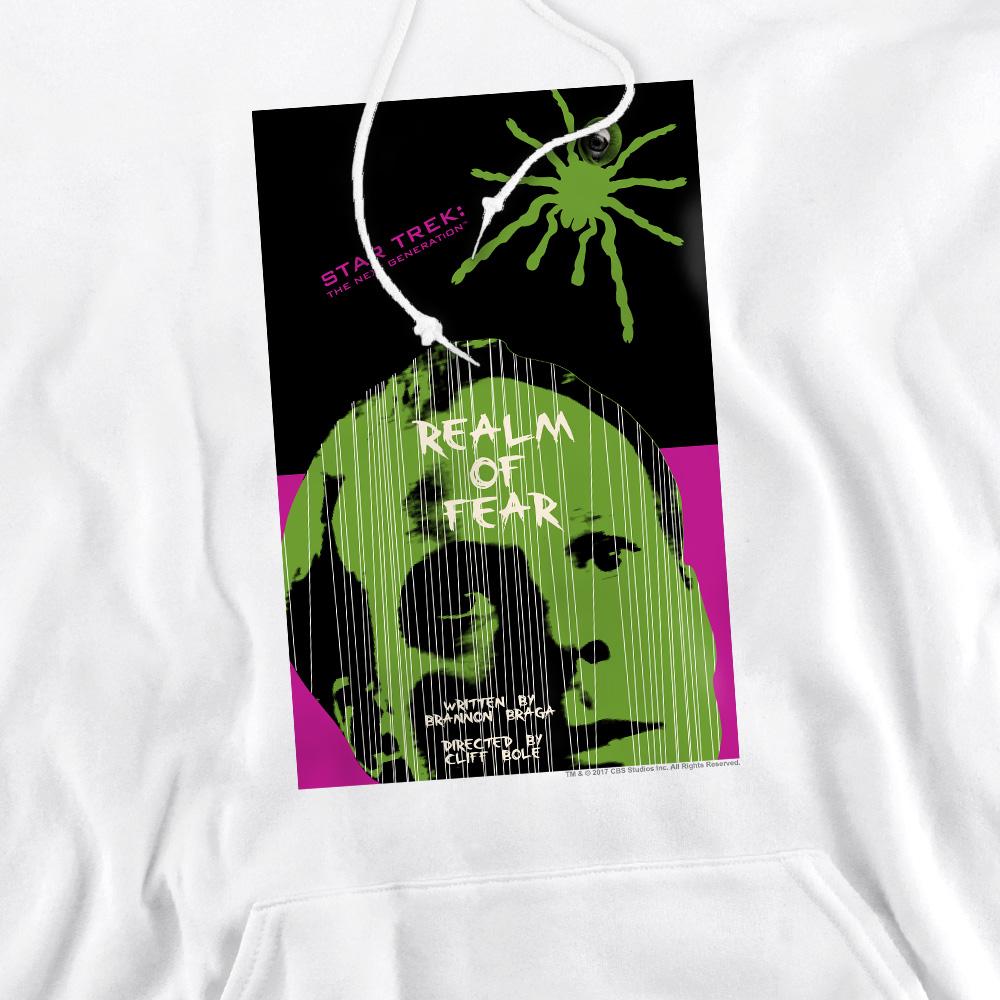 White - Pack Shot - Star Trek Mens The Next Generation Season 6 Episode 2 Hoodie