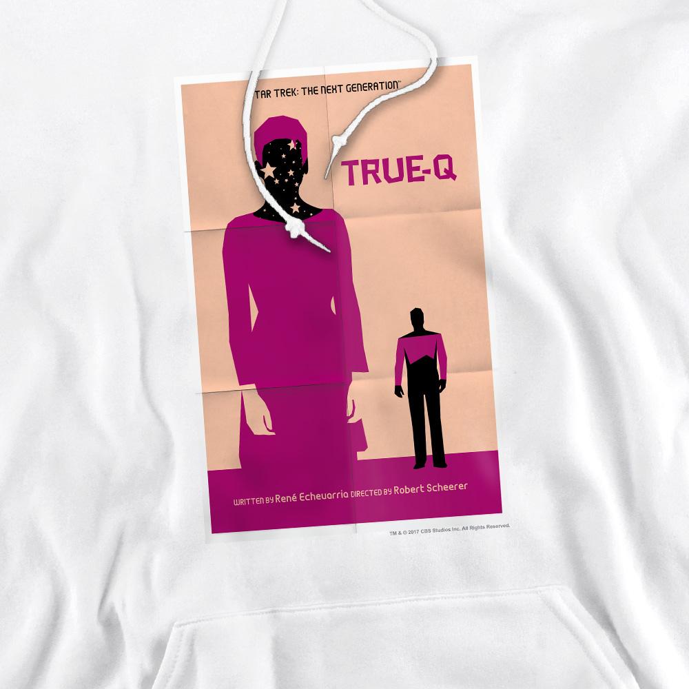 White - Pack Shot - Star Trek Mens The Next Generation Season 6 Episode 6 Hoodie