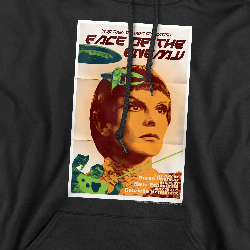 Black - Pack Shot - Star Trek Mens The Next Generation Season 6 Episode 14 Hoodie