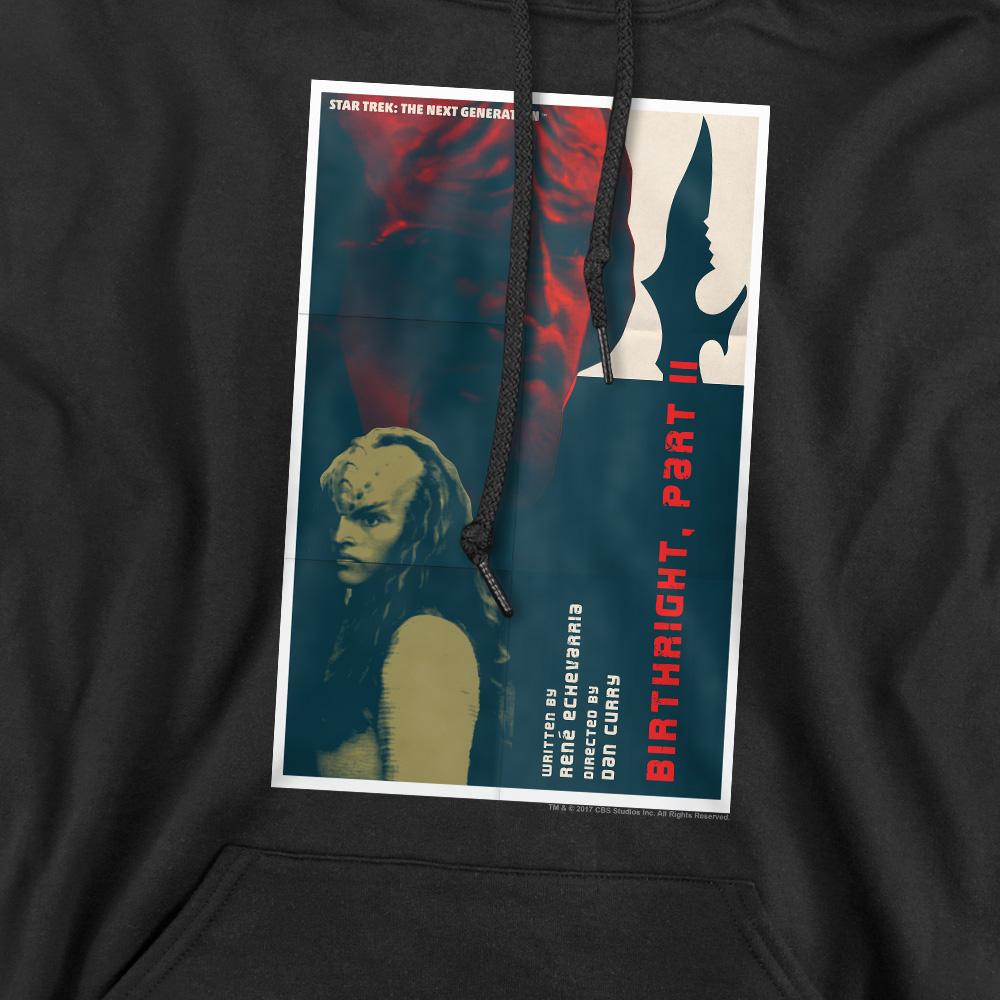 Black - Pack Shot - Star Trek Mens The Next Generation Season 6 Episode 17 Hoodie