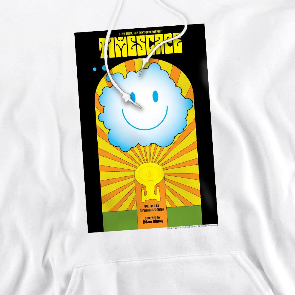 White - Pack Shot - Star Trek Mens The Next Generation Season 6 Episode 25 Hoodie
