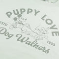 Sage - Side - Disney Womens-Ladies Puppy Love Crew Neck Sweatshirt