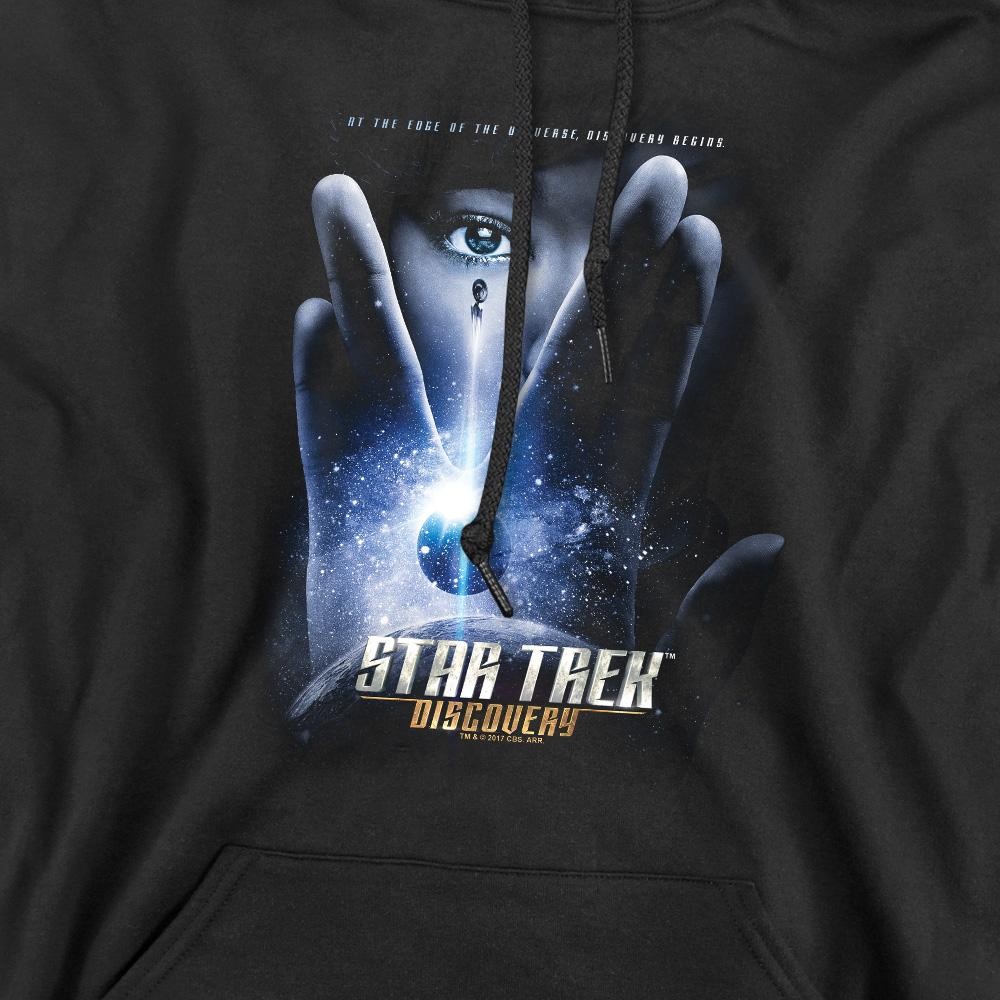 Black - Pack Shot - Star Trek: Discovery Mens Discovery Begins Hoodie