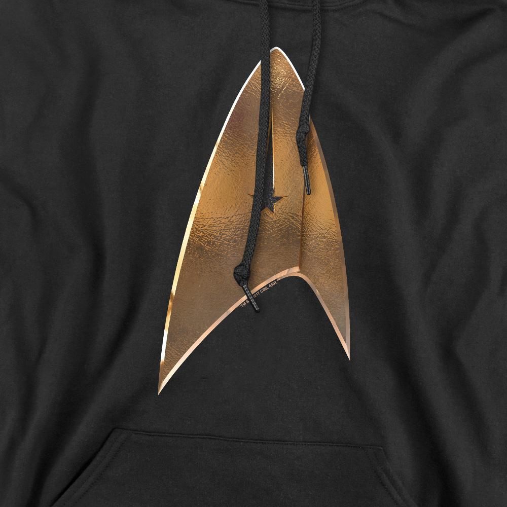 Black - Pack Shot - Star Trek: Discovery Mens Command Shield Hoodie