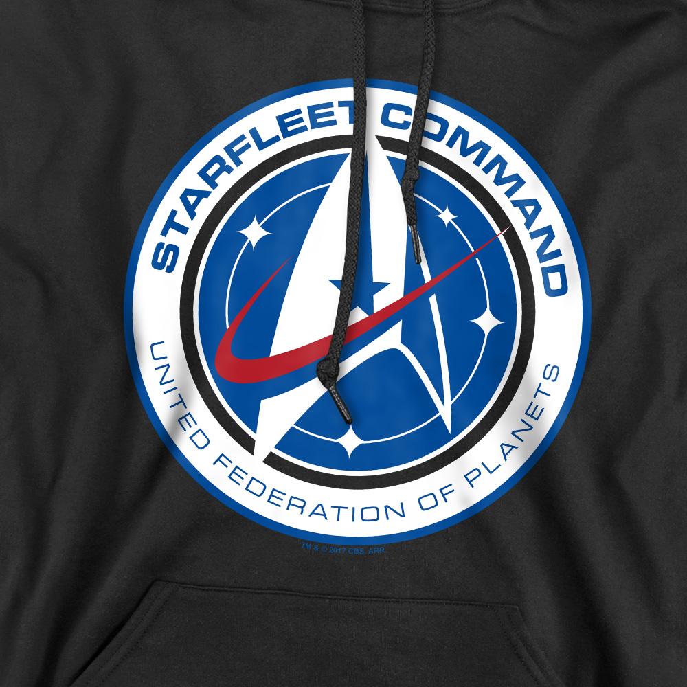 Black - Pack Shot - Star Trek: Discovery Mens Starfleet Command Hoodie