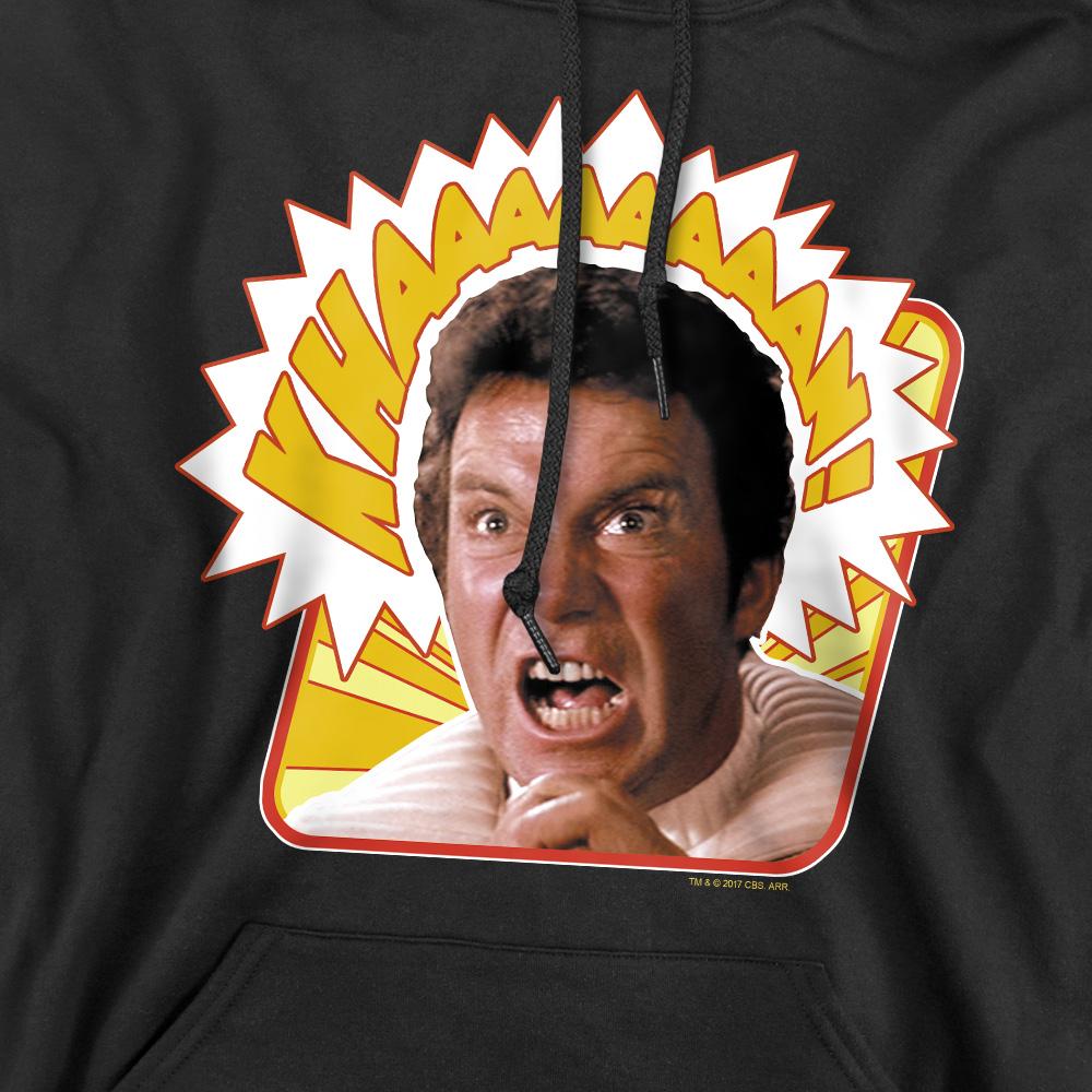 Black - Pack Shot - Star Trek Mens Khaaaaaan Hoodie