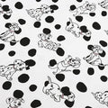 Cream-White-Black - Lifestyle - 101 Dalmatians Womens-Ladies Snooze Long Pyjama Set