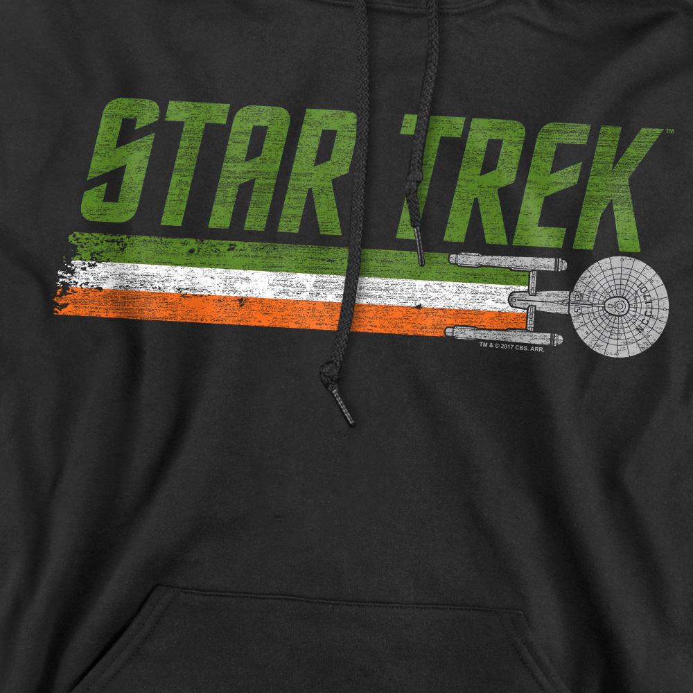 Black - Pack Shot - Star Trek Mens Irish Enterprise Hoodie