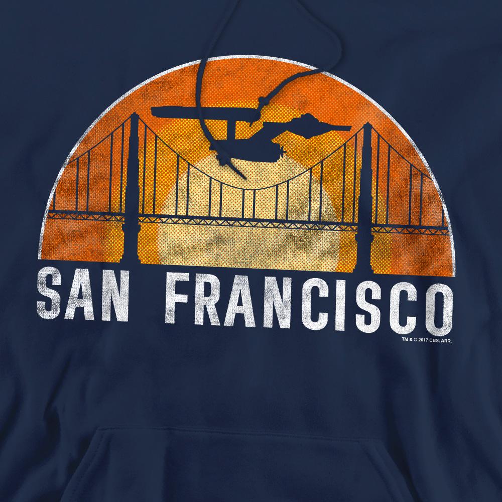 Navy - Pack Shot - Star Trek Mens San Francisco Trek Hoodie