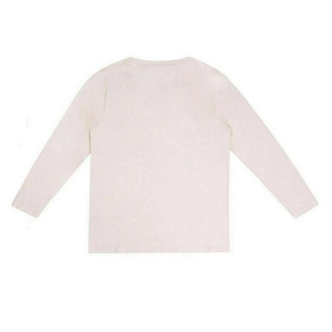 Pink-Grey-Black - Side - Friends Womens-Ladies Logo Long-Sleeved Long Pyjama Set
