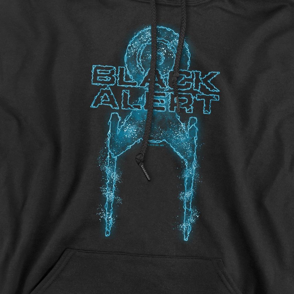 Black - Pack Shot - Star Trek: Discovery Mens Black Alert Hoodie