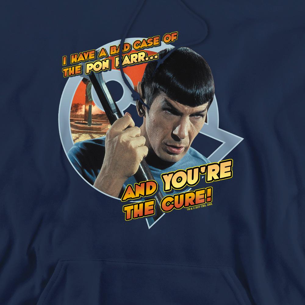 Navy - Pack Shot - Star Trek Mens Pon Farr Hoodie