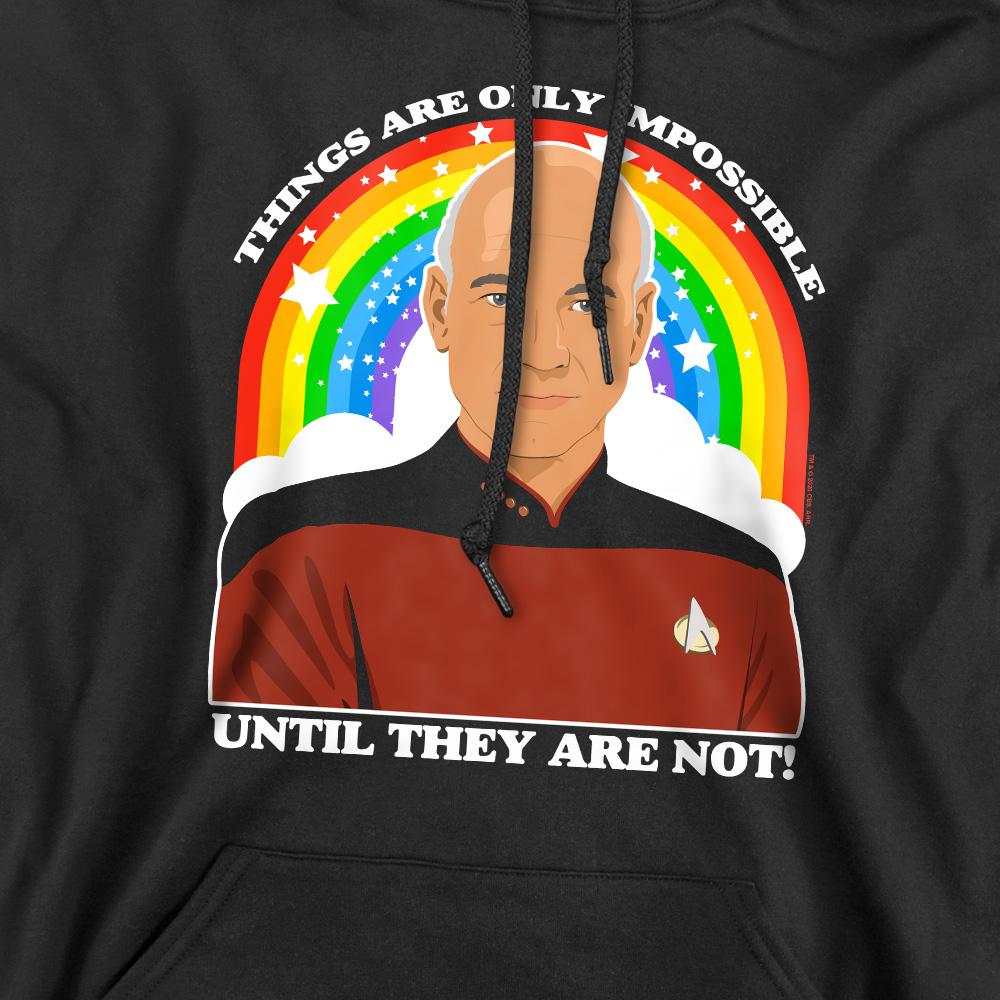Black - Pack Shot - Star Trek: The Next Generation Mens Impossible Hoodie