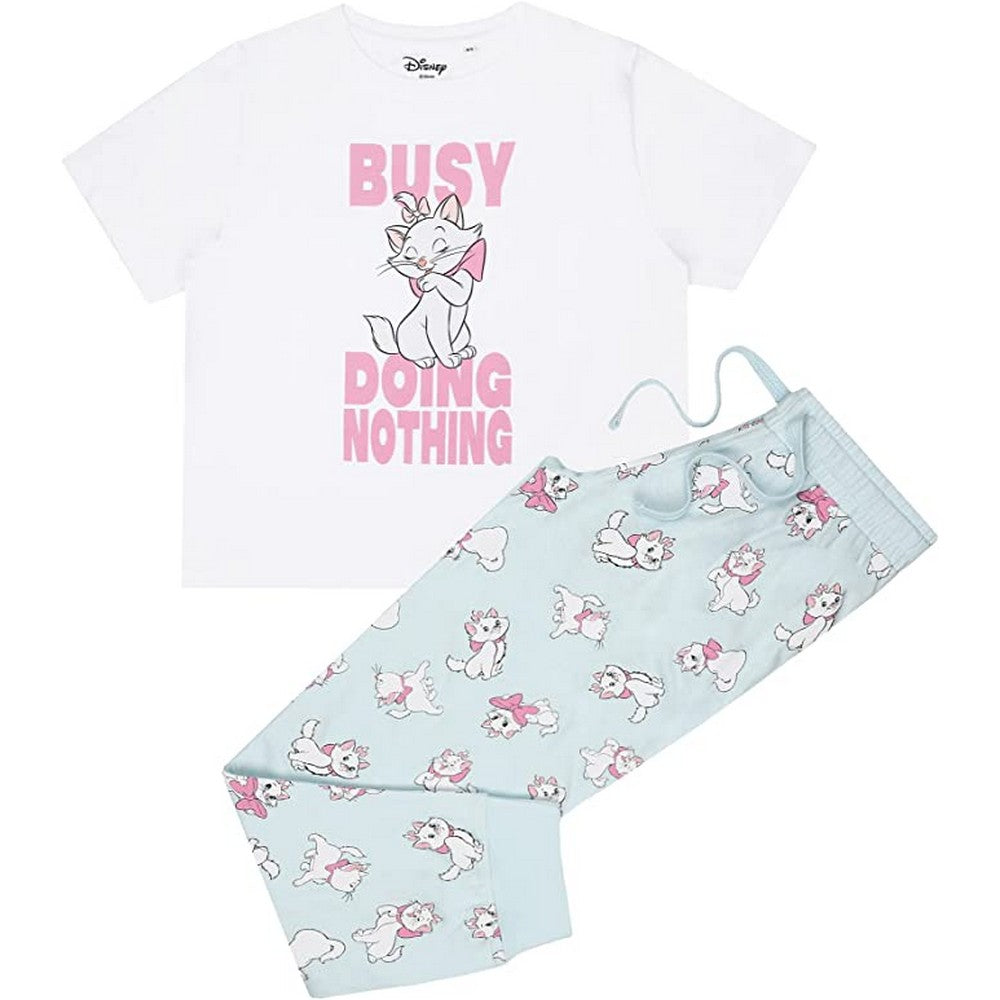 The Aristocats Womens/Ladies Busy Doing Nothing Marie Long Pyjama