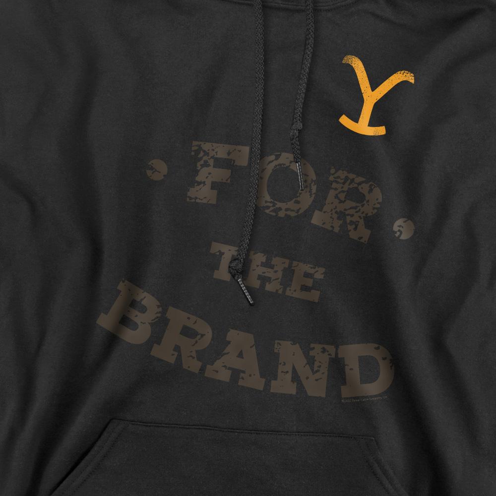 Black - Pack Shot - Yellowstone Mens For the Brand Hoodie