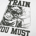 White-Black - Side - Star Wars Mens Train You Must Yoda T-Shirt