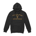 Black - Front - Yellowstone Mens Arched Logo Hoodie