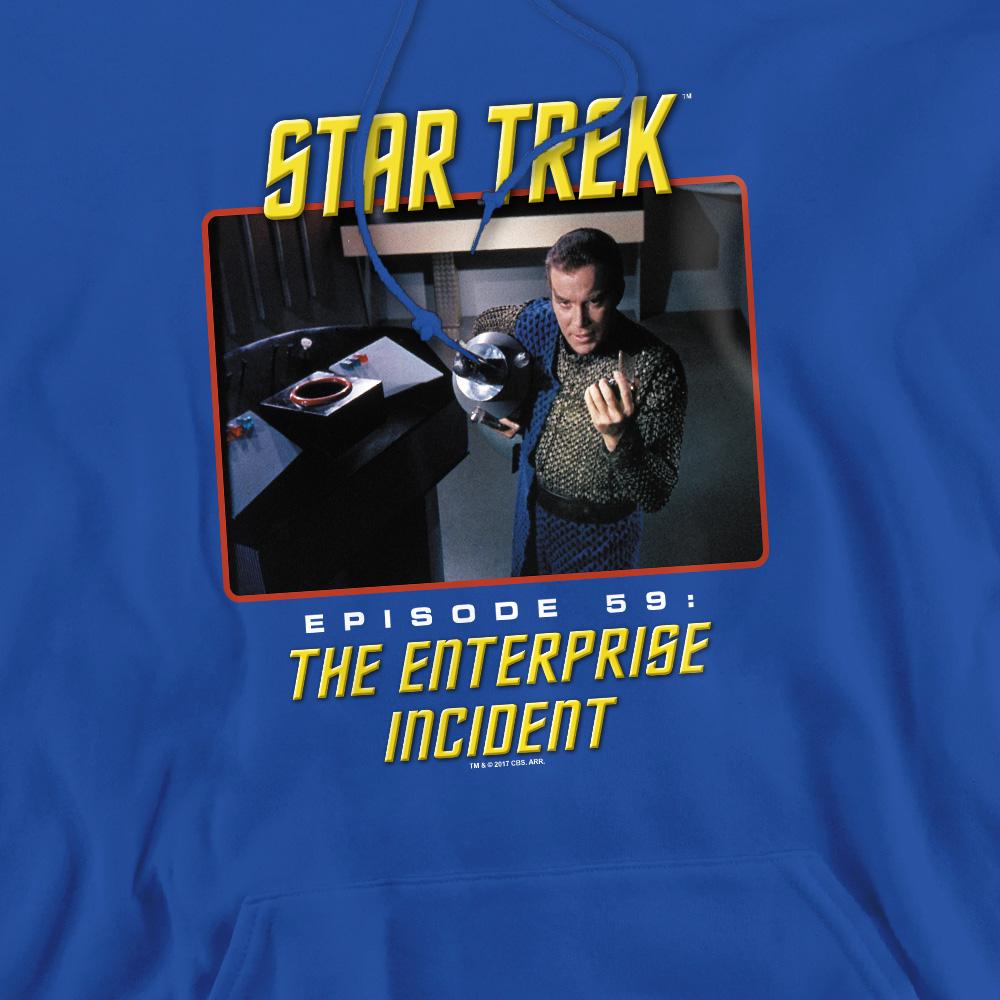 Royal Blue - Pack Shot - Star Trek Mens The Enterprise Incident Hoodie