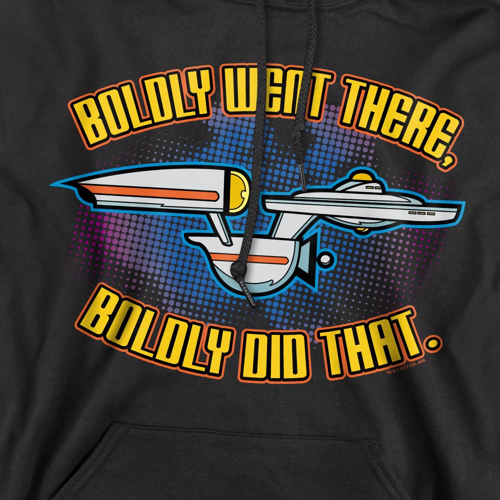 Black - Pack Shot - Star Trek Quogs Mens Bold Hoodie