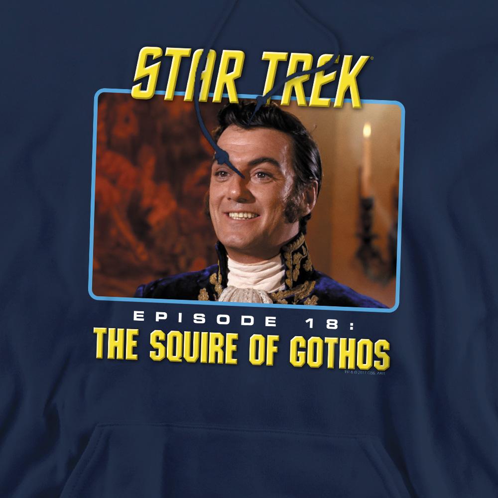 Navy - Pack Shot - Star Trek Mens The Squire of Gothos Hoodie