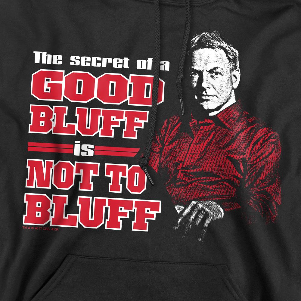 Black - Pack Shot - NCIS Mens No Bluffing Hoodie