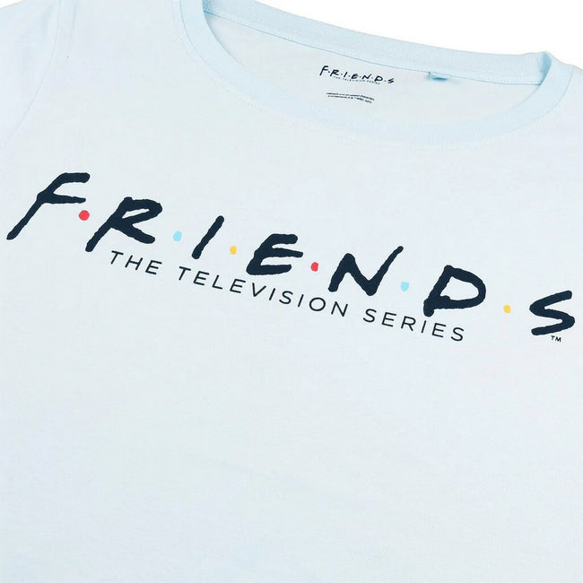 Blue-Grey - Lifestyle - Friends Womens-Ladies Logo Pyjama Set
