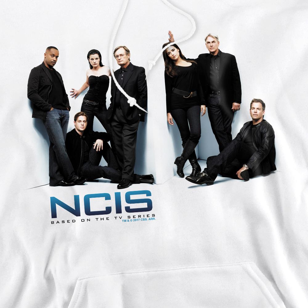 White - Pack Shot - NCIS Mens White Room Hoodie