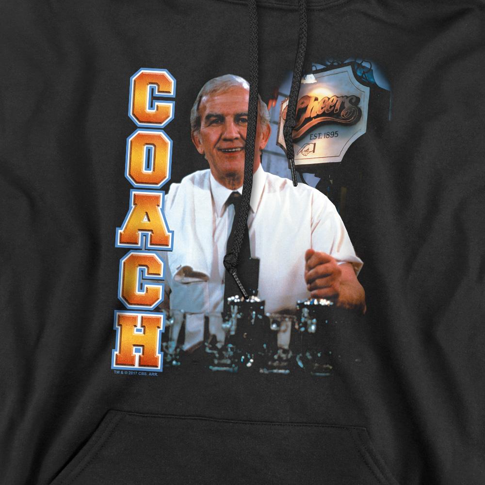 Black - Pack Shot - Cheers Mens Coach Hoodie