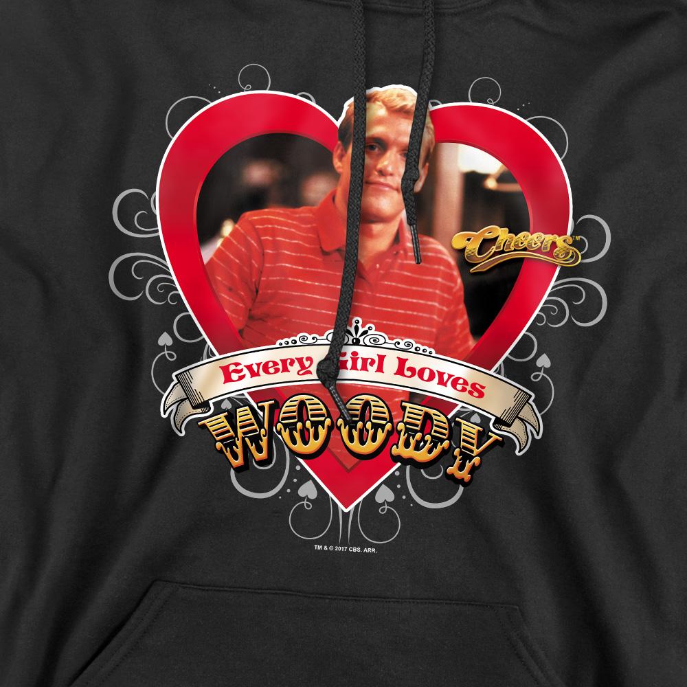 Black - Pack Shot - Cheers Mens Woody Boyd Hoodie