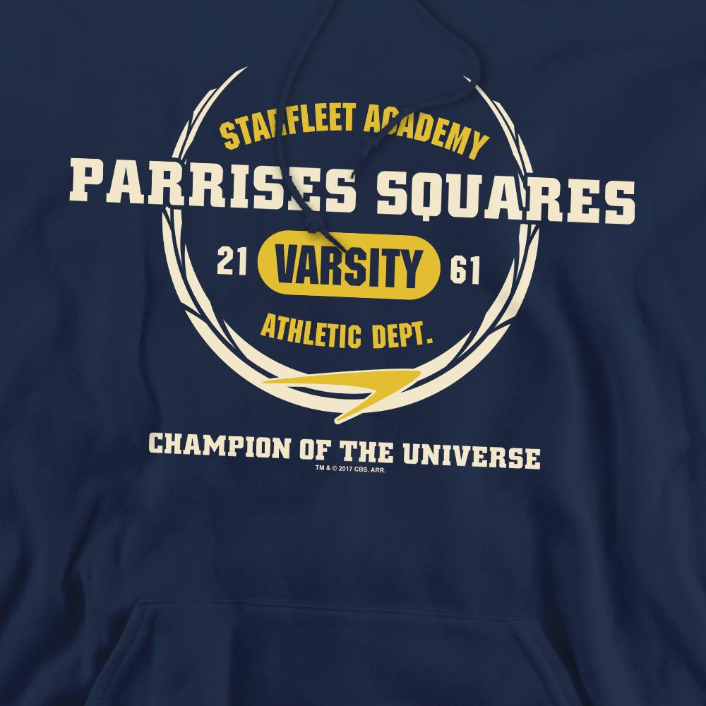 Navy - Pack Shot - Star Trek Mens Parrises Squares Hoodie