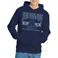 Navy - Side - Star Trek Mens Starfleet Academy Earth Hoodie