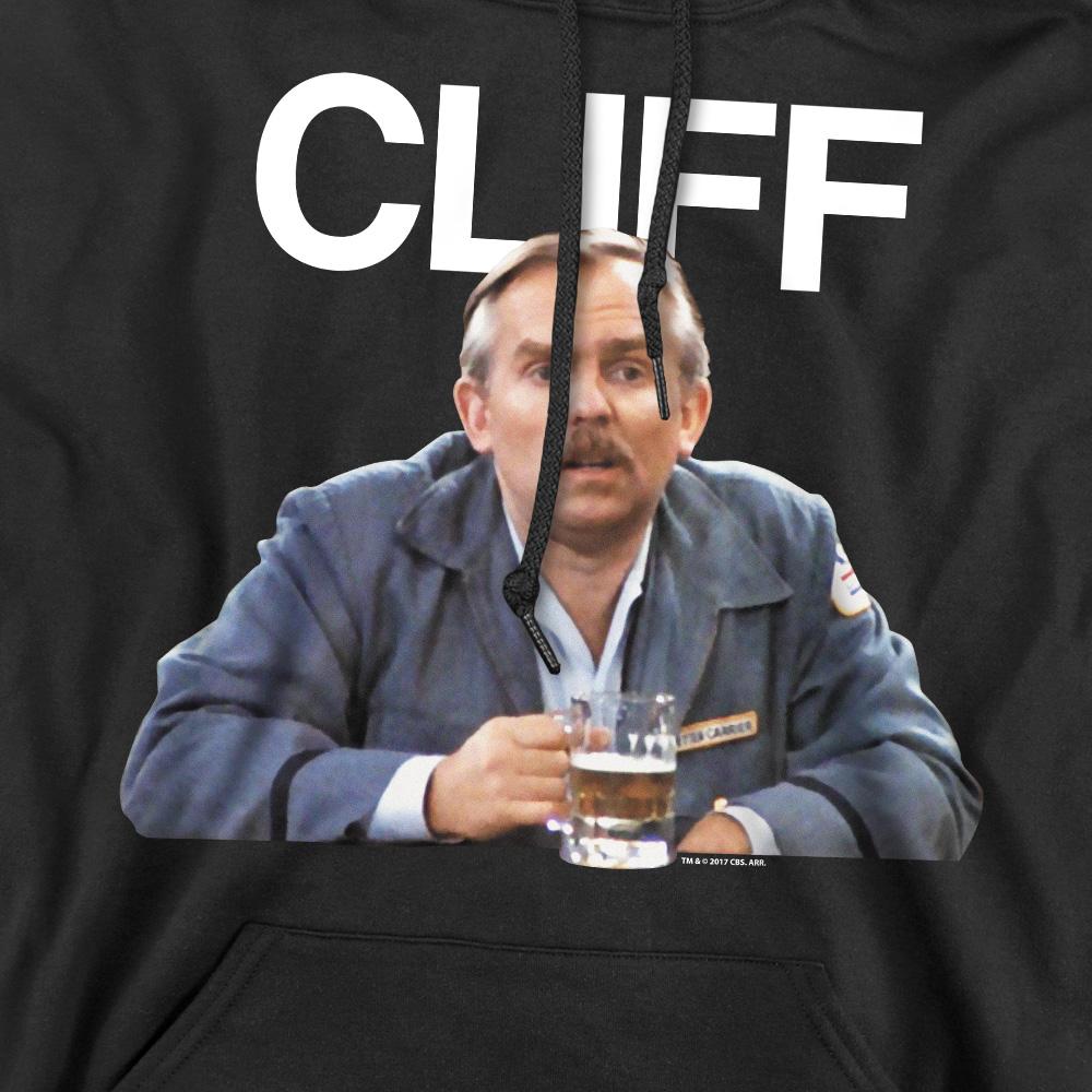 Black - Pack Shot - Cheers Mens Cliff Clavin Hoodie