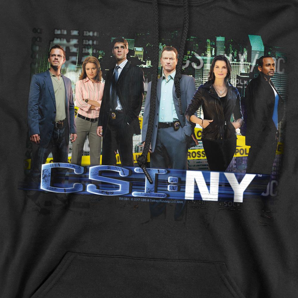 Black - Pack Shot - CSI: NY Mens Cast Hoodie