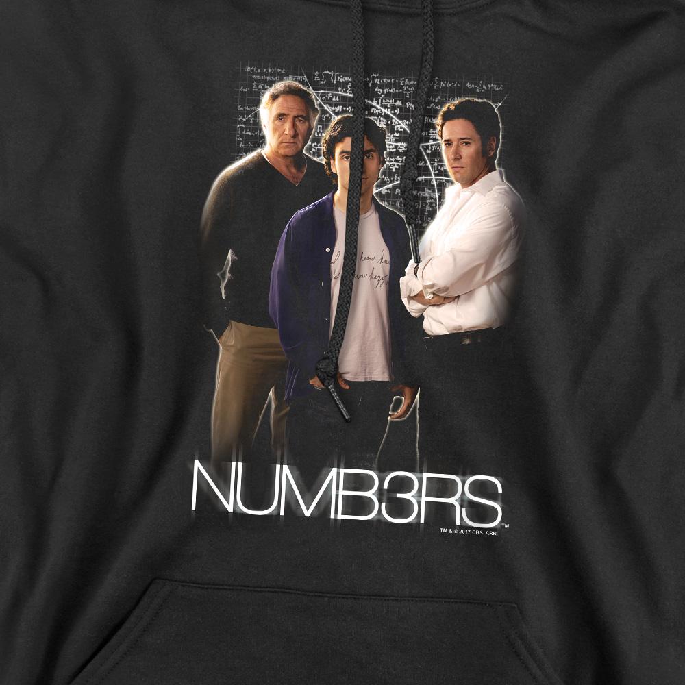 Black - Pack Shot - Numb3rs Mens Equations Hoodie
