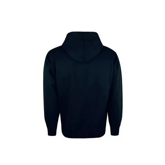 Heather Navy - Back - Flash Mens Logo Hoodie