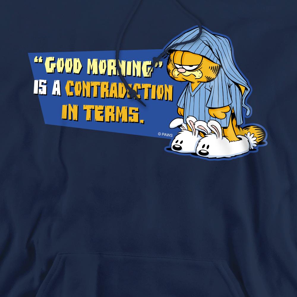 Navy - Pack Shot - Garfield Mens Contradiction In Terms Hoodie