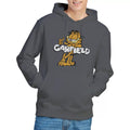Charcoal - Lifestyle - Garfield Mens Garf Retro Hoodie