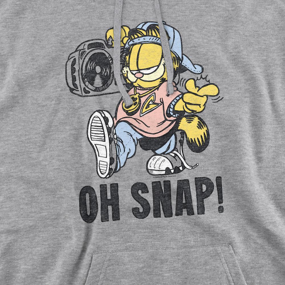 Sport Heather - Pack Shot - Garfield Mens Oh Snap Hoodie