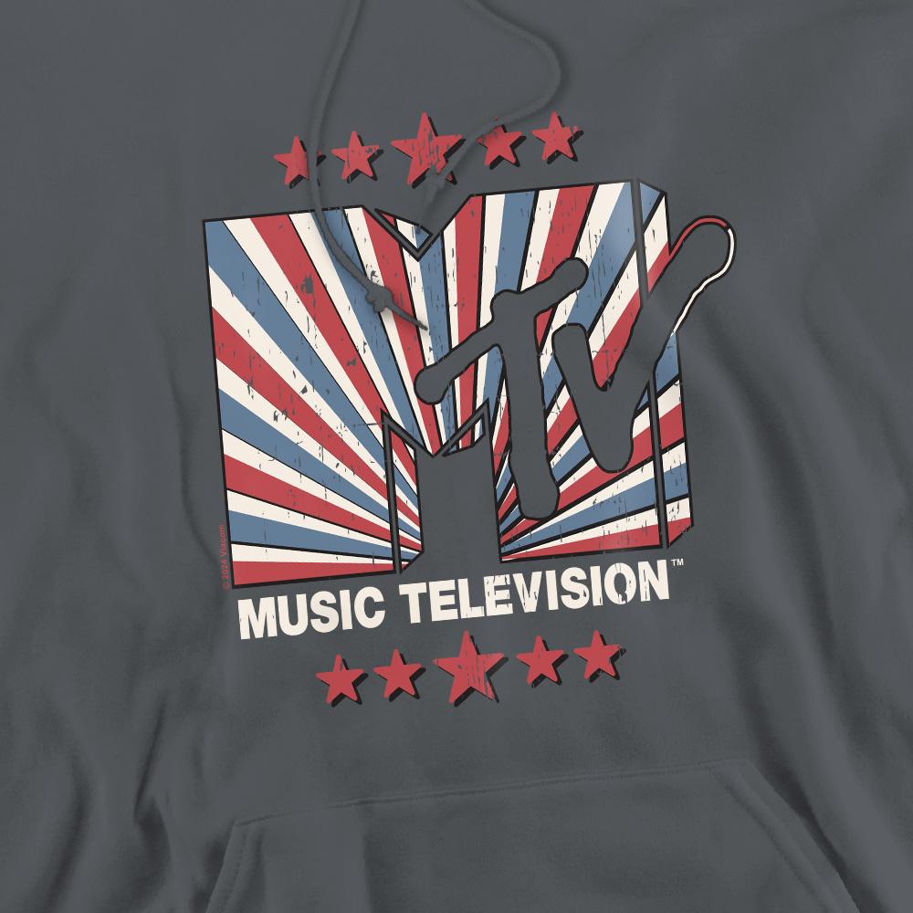 Charcoal - Pack Shot - MTV Mens Americana Hoodie