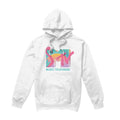 White - Front - MTV Mens Flamingo Logo Hoodie